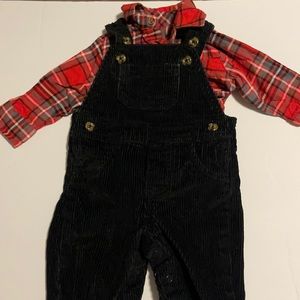 Carter’s Corduroy overall outfit